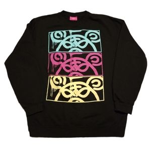 Mishka NYC Pullover Sweatshirt Size XL Bear Black